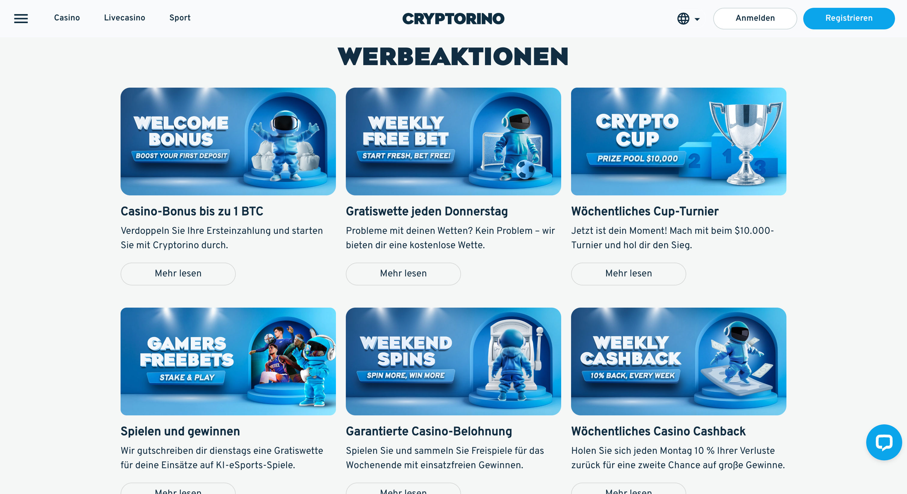 Cryptorino DE Promos