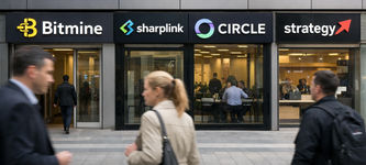 Die wichtigsten Krypto-Aktien, die du diese Woche im Auge behalten solltest: SharpLink, Circle, MSTR, BitMine