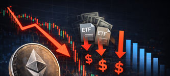 Ethereum-Kurs in Gefahr: ETF-Abflüsse steigen, wichtige Kennzahlen brechen ein