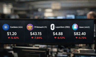 Die wichtigsten Kryptowährungen, die man diese Woche im Auge behalten sollte: Pi Network, AAVE, Cardano, LayerZero