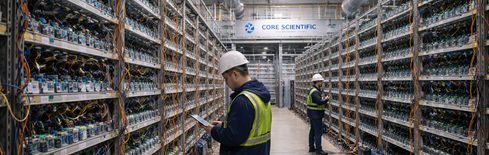 CORZ-Aktie bildet vor Bekanntgabe der Ergebnisse von Core Scientific ein alarmierendes Muster