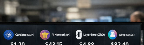 Die wichtigsten Kryptowährungen, die man diese Woche im Auge behalten sollte: Pi Network, AAVE, Cardano, LayerZero