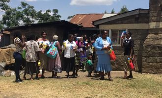 Chama Versammlung in Kenia Eva Stöwe Chamapesa Sparverein