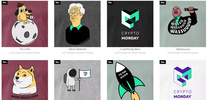 CryptoMonday Shop Designs