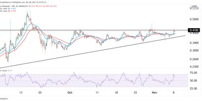 Hedera Hashgraph Preisprognose 08.11.21