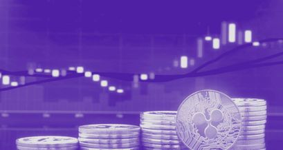 Ripple (XRP) ist eine Kryptowährung. Der XRP Coin ist im Preis gestiegen und der Ripple Kurs hat zugelegt. Das Bild zeigt eine Chartanalyse mit XRP Coin.
