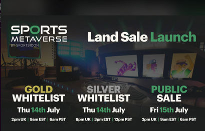Sport-Metaverse SportsIcon beginnt öffentlichen Verkauf von virtuellen Grundstücken am 15. Juli