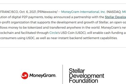Ankündigung von Moneygram und Stellar