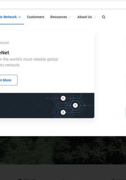 Ripple Website ohne xRapid, xCurrent und xVia