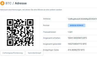 Bitcoin Wallet Adresse