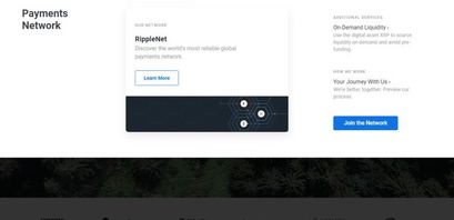 Ripple Website ohne xRapid, xCurrent und xVia