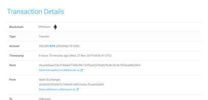 UpBit Hack, Bitcoin Hack