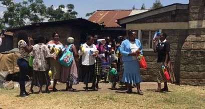 Chama Versammlung in Kenia Eva Stöwe Chamapesa Sparverein