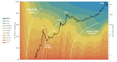 Bitcoin Kurs UTXO HODL Waves