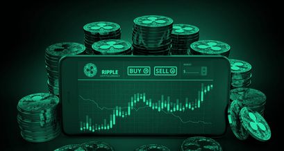 Ripple Kurs Chart mit XRP Coins