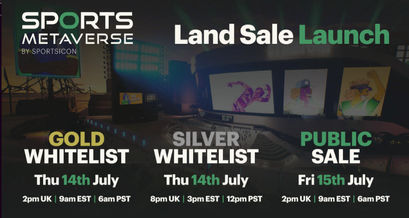 Sport-Metaverse SportsIcon beginnt öffentlichen Verkauf von virtuellen Grundstücken am 15. Juli