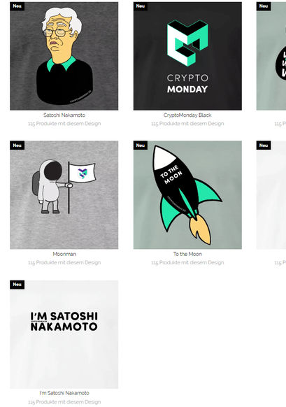 CryptoMonday Shop Designs